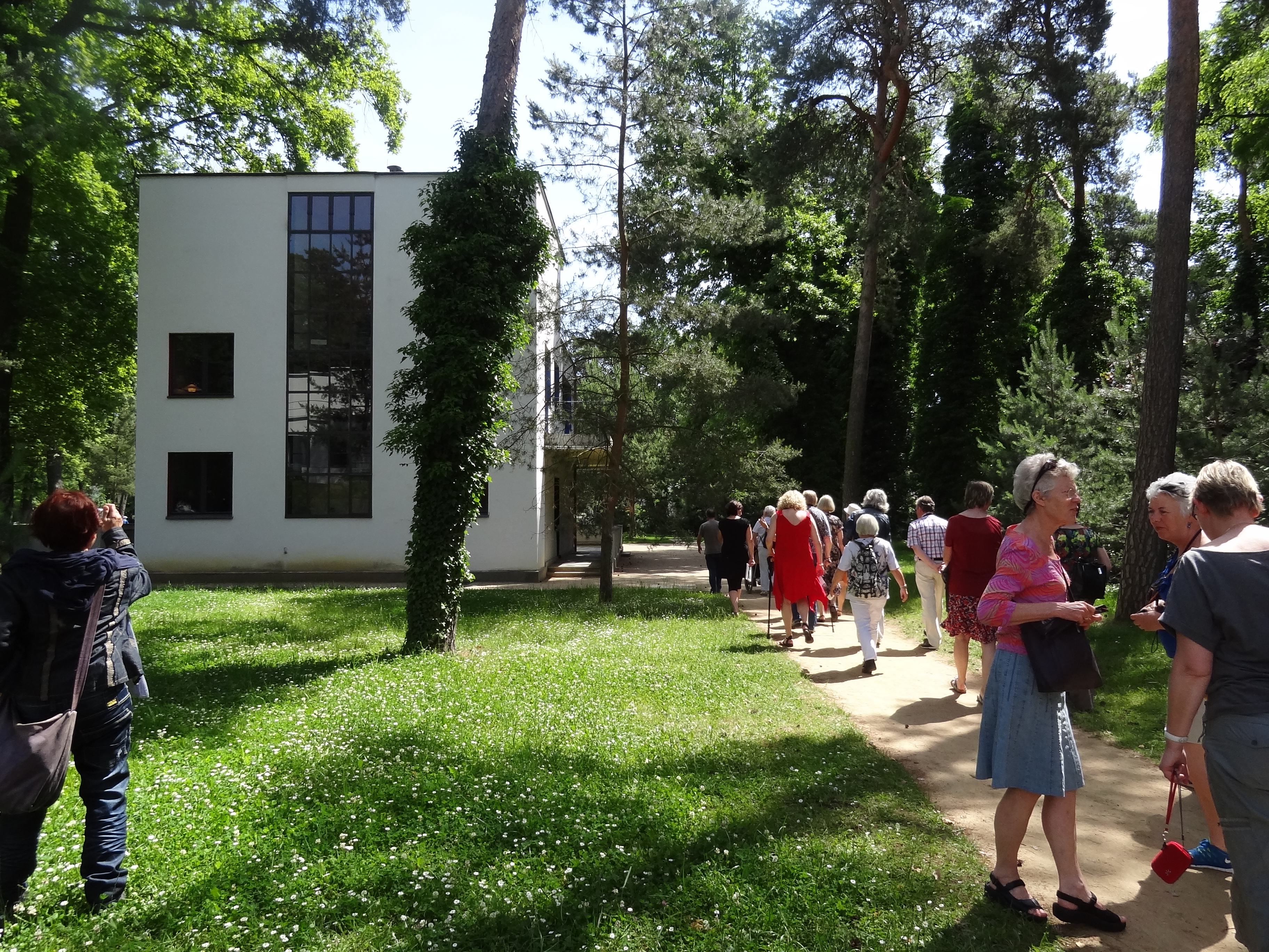 Bezoek aan de Meisterhäuser in Dessau, 7 juni 2014
